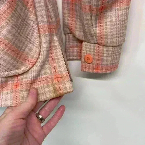 Amazing vintage JCPenney polyester jacket with belt size small vintage size 8 - Picture 7 of 13